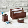 Personalised Oxford Leather Desk Set, thumbnail 1 of 4