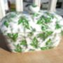 Lidded Butterdish In Lily Of The Valley Chintz Design, thumbnail 4 of 8