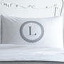 Wreath Initial Personalised Pillowcases, thumbnail 2 of 4