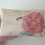 Handmade Lavender Sachet With French Postcard Rose Print Design, Thoughtful Birthday Gift For Friends, thumbnail 9 of 9