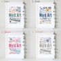 Personalised Word Art Print 'Any Words', thumbnail 4 of 12