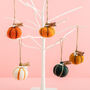 Personalised Felt Pumpkin Thanksgiving Decorations, thumbnail 5 of 9