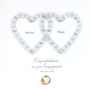 Personalised Engagement Entwined Hearts, thumbnail 2 of 5
