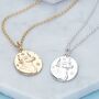 Taurus Zodiac Necklace, Sterling Silver Or Gold Plated, thumbnail 1 of 9