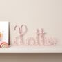Personalised Name Wire And Liberty Fabric Word Sign, thumbnail 11 of 12