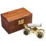 Brass Opera Glasses With Mother Of Pearl, thumbnail 7 of 7