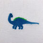 Children's Dinosaur Embroidered Nursery Cushion, thumbnail 6 of 8