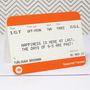 Personalised Train Ticket Retirement Card, thumbnail 4 of 4