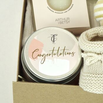 New Mummy And Baby Kraft Gift Set Box, 5 of 8