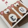 Mr And Mrs Bear Wedding Anniversary And Valentines Card, thumbnail 5 of 8