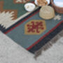 Traditional Kilim Rug 'Veechi' Patterned, thumbnail 3 of 4