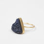 Triangle Druzy Ring, thumbnail 3 of 8