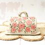 Ceramic Butter Dish With Hand Painted Floral Pattern, thumbnail 2 of 3