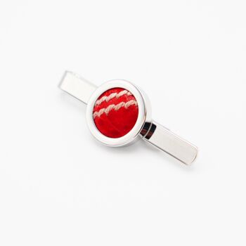Personalised Cricket Ball Tie Slide/Bar, 3 of 4