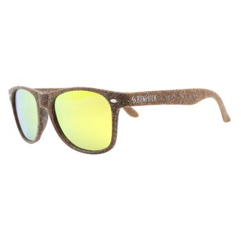 Sunburst Coffee Polarised Sunglasses By Runesilk, 2 of 6