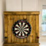 Handmade Wooden Dartboard Surround With Shelf, thumbnail 3 of 3