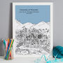 Personalised Worcester Graduation Gift Print, thumbnail 4 of 9