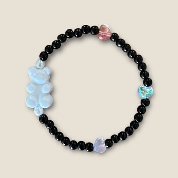 Teddy Bear Charm Beaded Bracelet, 2 of 3