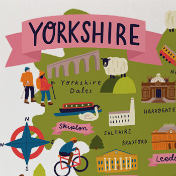 Yorkshire Map, 2 of 7