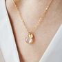 Personalised Rose Quartz Heart Necklace, thumbnail 1 of 4