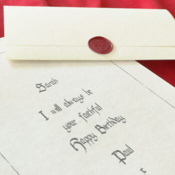 Traitors Style Birthday Faithful Love Letter, 6 of 9