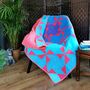 Large Pinwheel Handmade Patchwork Quilt For Living Room, thumbnail 1 of 11