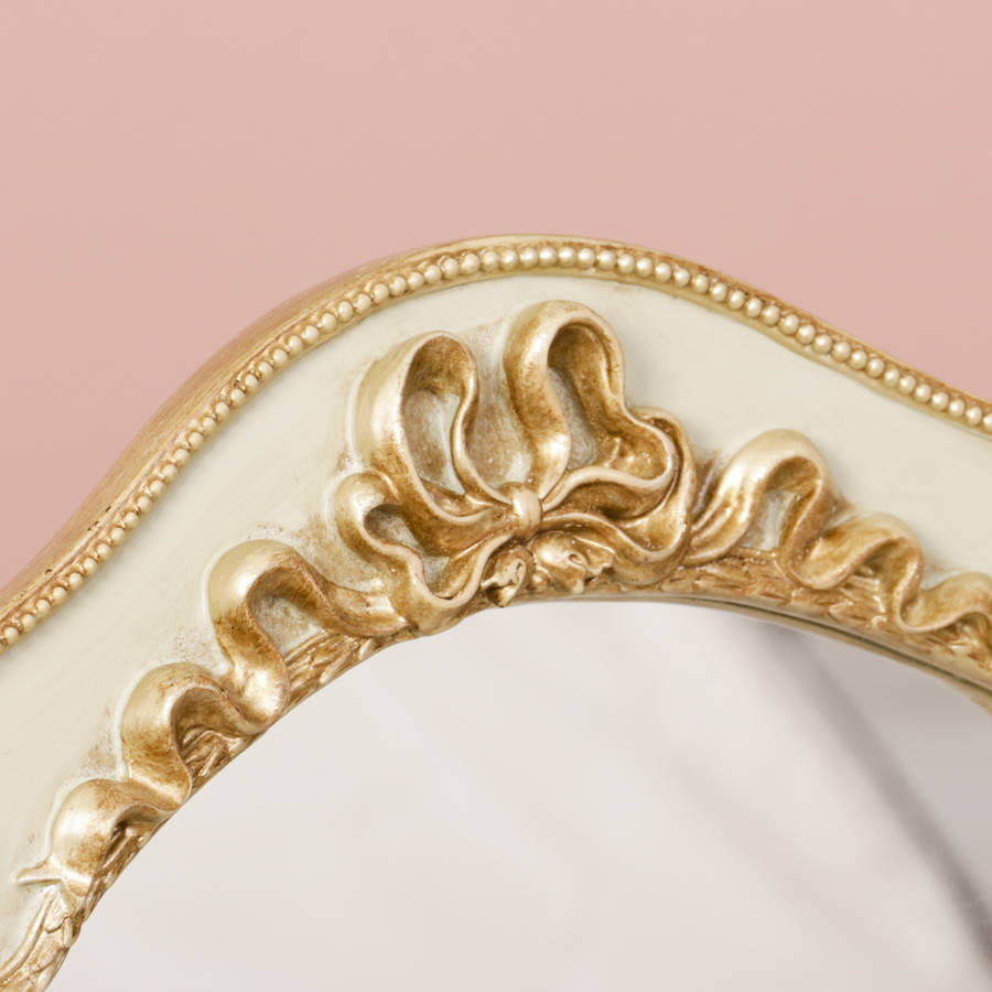 vintage gold arched table mirror by dibor