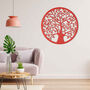 Mystery Tree Of Life Round Wooden Wall Elegance, thumbnail 10 of 12