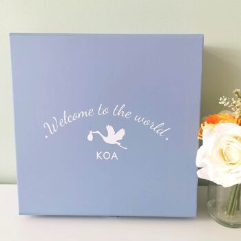 Personalised Luxury Baby Gift Box | Unisex | Baby Book, 6 of 12