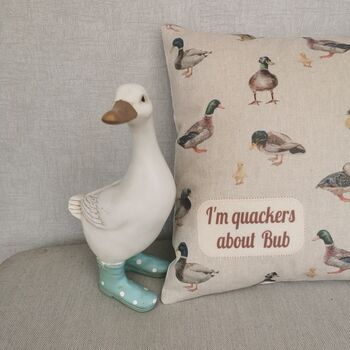 Duck Cushion Personalised Country Cottage Style, 7 of 11