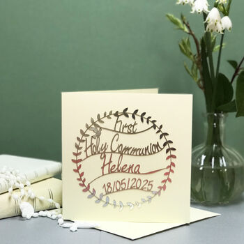 Personalised 1st Holy Communion Card, 2 of 12