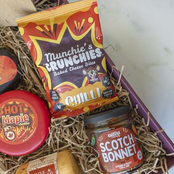All About The Burn! Hot And Spicy Cheese Hamper, 7 of 12