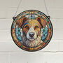 Jack Russell Stained Glass Effect Suncatcher, thumbnail 1 of 6