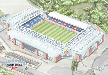 Blackburn Rovers Fc Ewood Park Stadium Canvas Print, 2 of 6
