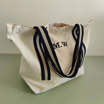 Personalised Organic Cotton Tote Shopper Bag, 9 of 12