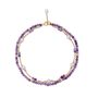 Clara Double Chain Bracelet With Amethyst And Pearls, thumbnail 2 of 3