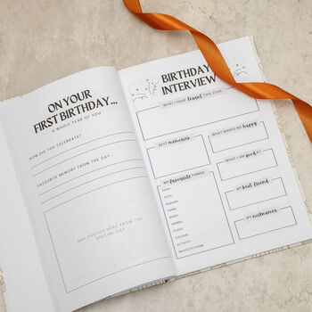 One Year Wiser: The Birthday Interview Book, 3 of 4