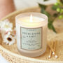 Mummy To Be Gift Congratulations Scented Candle, thumbnail 2 of 12