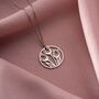 Sterling Silver Tulip Bouquet Necklace, thumbnail 10 of 10