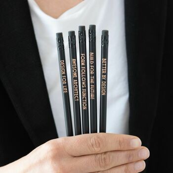 Funny Architect Pencil Set: Form Follows Function, 3 of 7