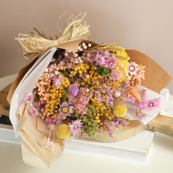 Spring Meadow Dried Flower Bouquet, 3 of 7
