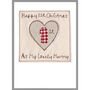 Personalised Heart 1st Christmas Card For Baby Girl, Daughter, Granddaughter, thumbnail 6 of 12