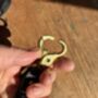 Miller Leather Key Fob With Clip, thumbnail 4 of 4