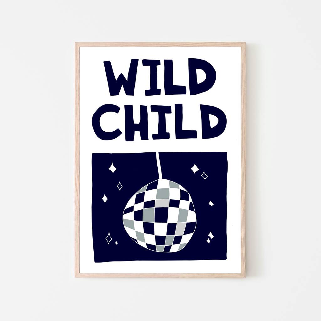 Wild Child Print By Abbey Lou Studio