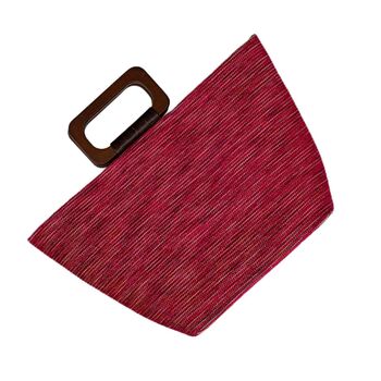 Handbag Tote Wooden Handle, 6 of 7