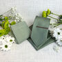 Dark Sage Textured Wedding Tie Set, thumbnail 1 of 6