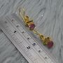 Red Ruby, Citrine And Tourmaline Earrings, thumbnail 5 of 6