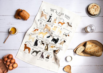 A Z Of Dogs Tea Towel, 2 of 4