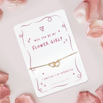 Pink Will You Be My Bridesmaid Bridal Proposal Bracelet, 3 of 11