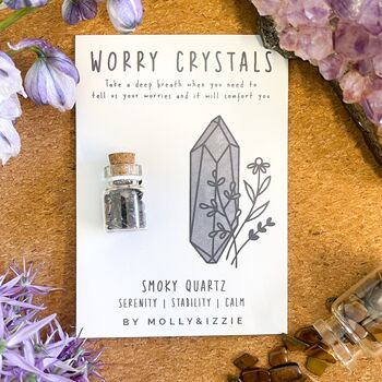 Worry Crystals Smokey Quartz, 2 of 3